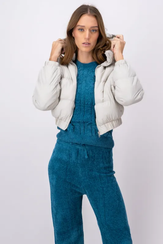 Chamarra Crop Capitonada sold by Shasa