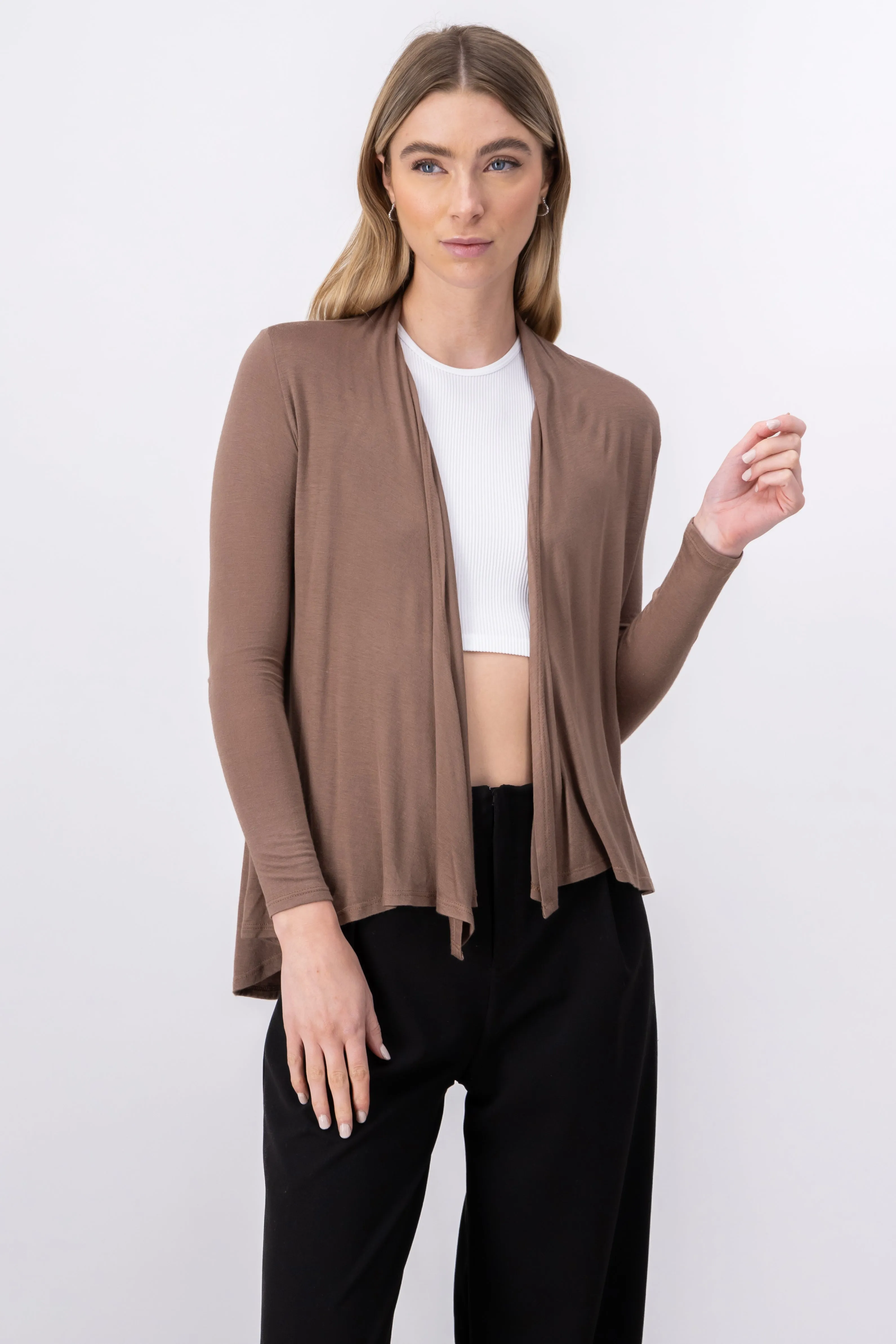 Cárdigan Corto Caída Cascada Manga Larga sold by Shasa product image thumbnail 2