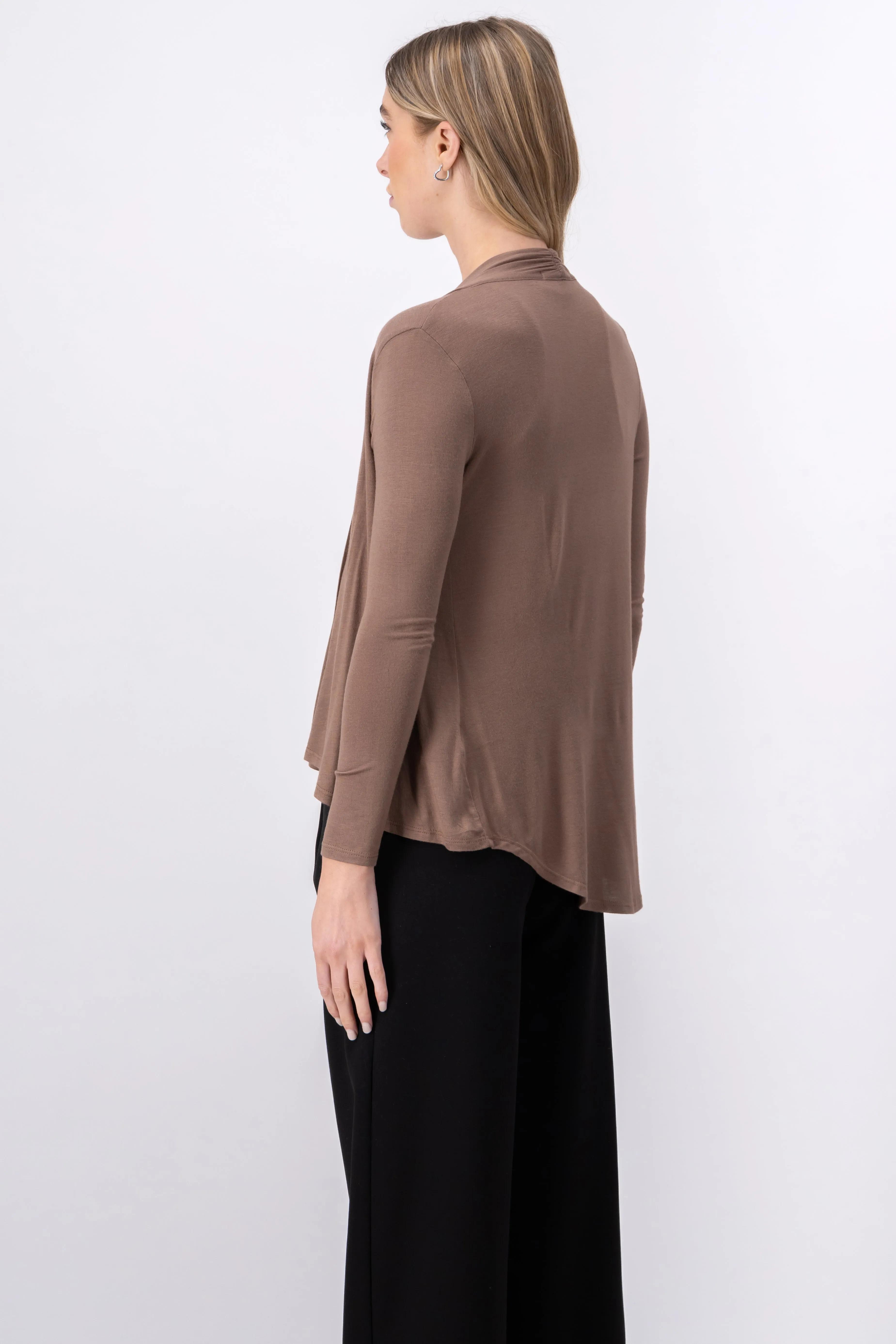 Cárdigan Corto Caída Cascada Manga Larga sold by Shasa product image thumbnail 4