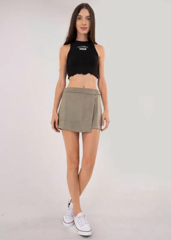 Falda Short Liso Pretina sold by Shasa