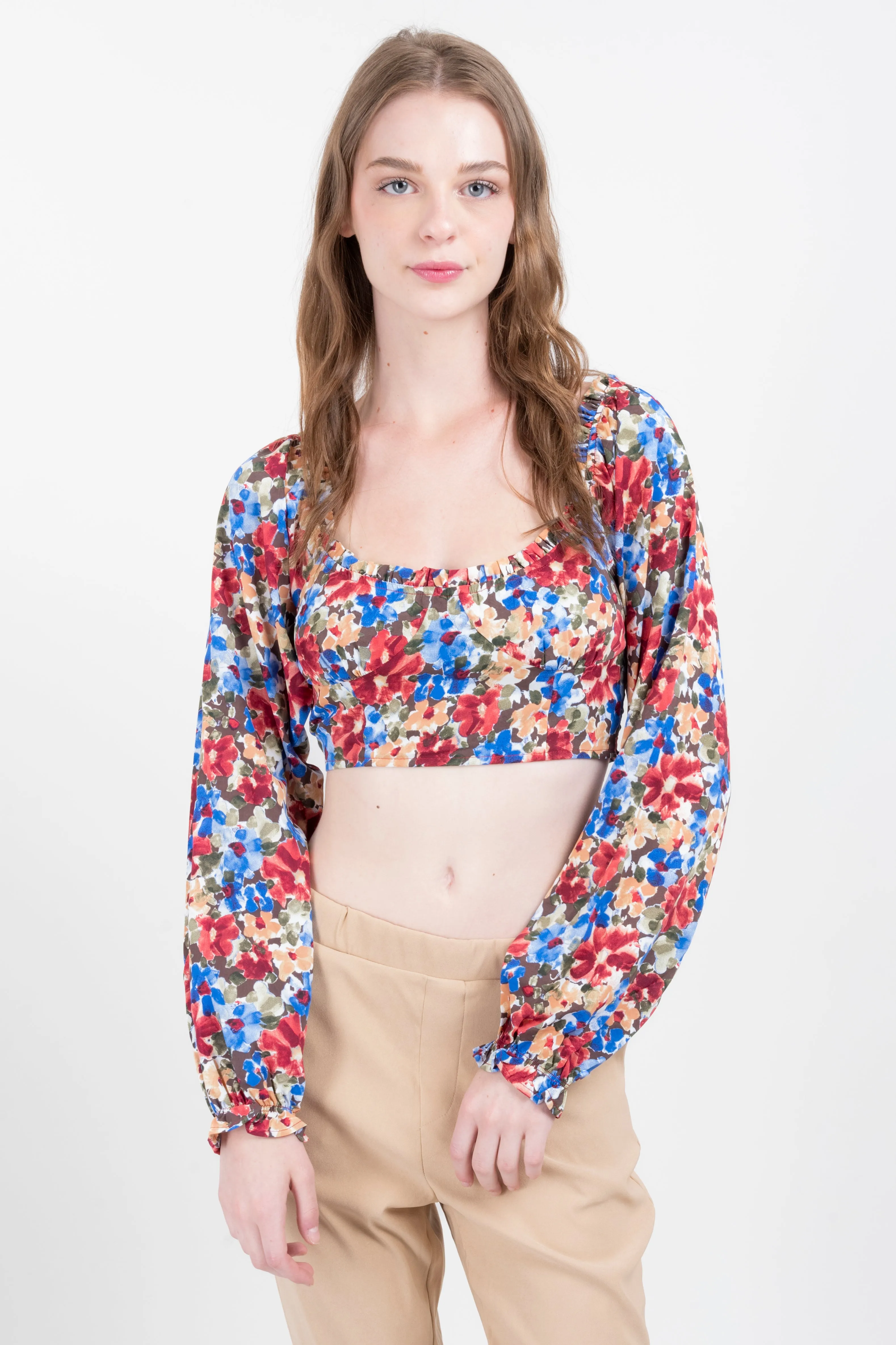 Top manga larga flores sold by Shasa product image thumbnail 2