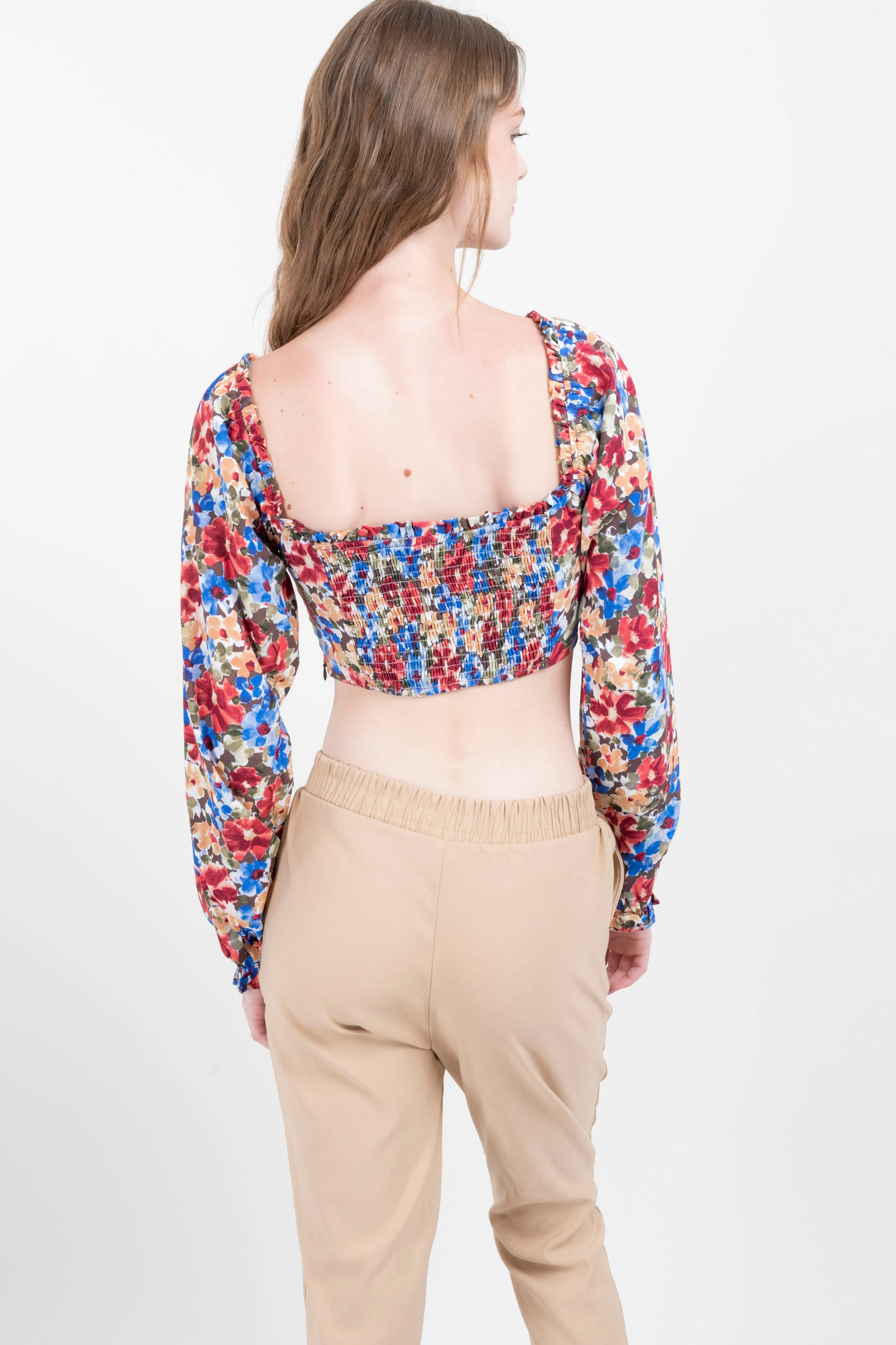 Top manga larga flores sold by Shasa product image thumbnail 4