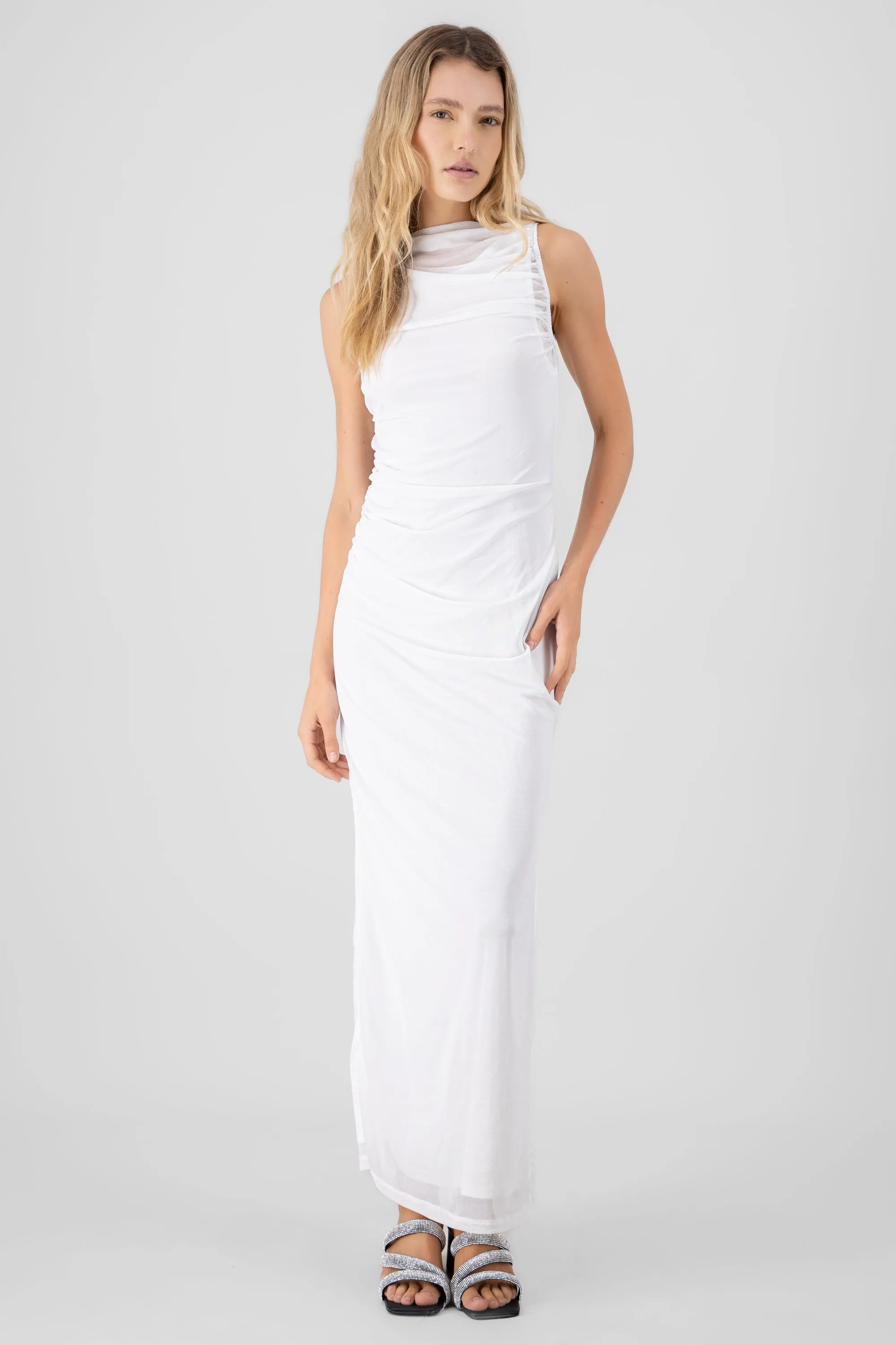 Vestido de mesh maxi sold by Shasa product image thumbnail 2