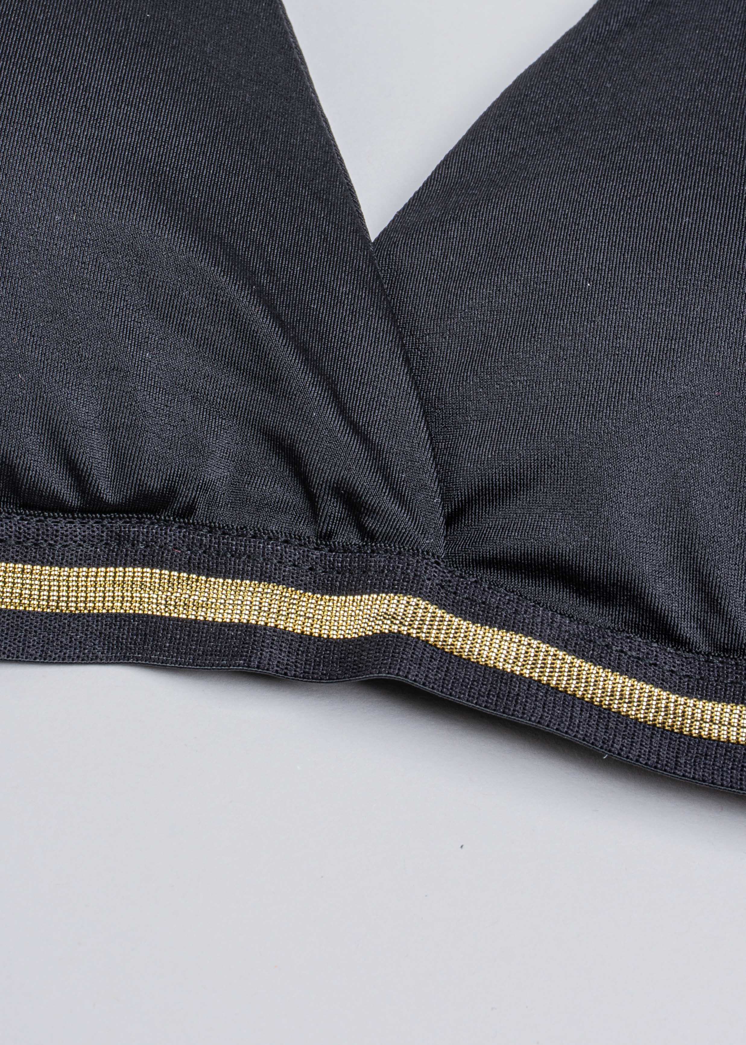 Bralette triangular lurex sold by Shasa product image thumbnail 3