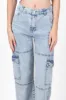 Jeans cargo carteras 2 bolsas cortes sold by Shasa