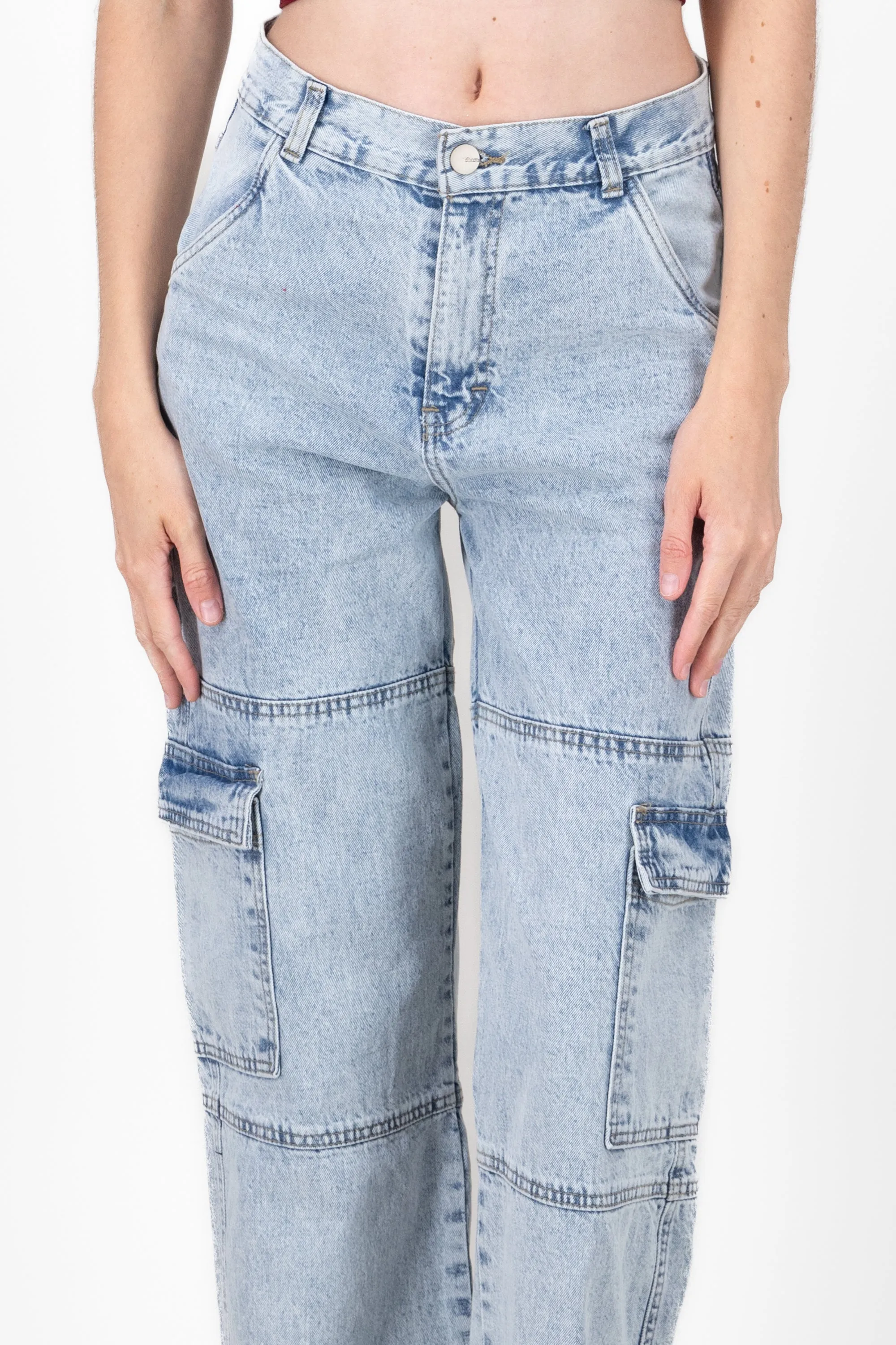 Jeans cargo carteras 2 bolsas cortes sold by Shasa product image thumbnail 5