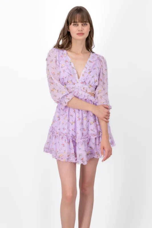 Vestido Estampado Con Detalles De Olanes sold by Shasa