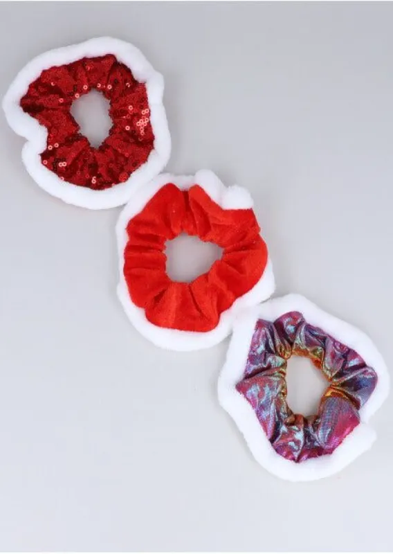 Set 3 scrunchies bicolor sold by Shasa