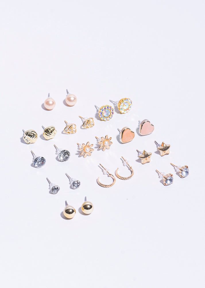 Set 12 Piezas Aretes Concha Mix sold by Shasa product image thumbnail 3