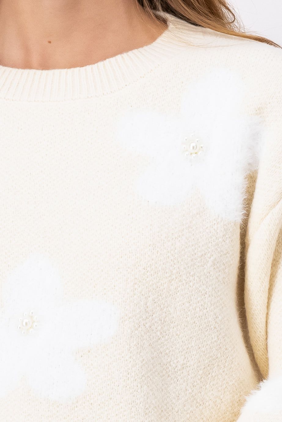 Suéter punto flores perlas sold by Shasa product image thumbnail 5