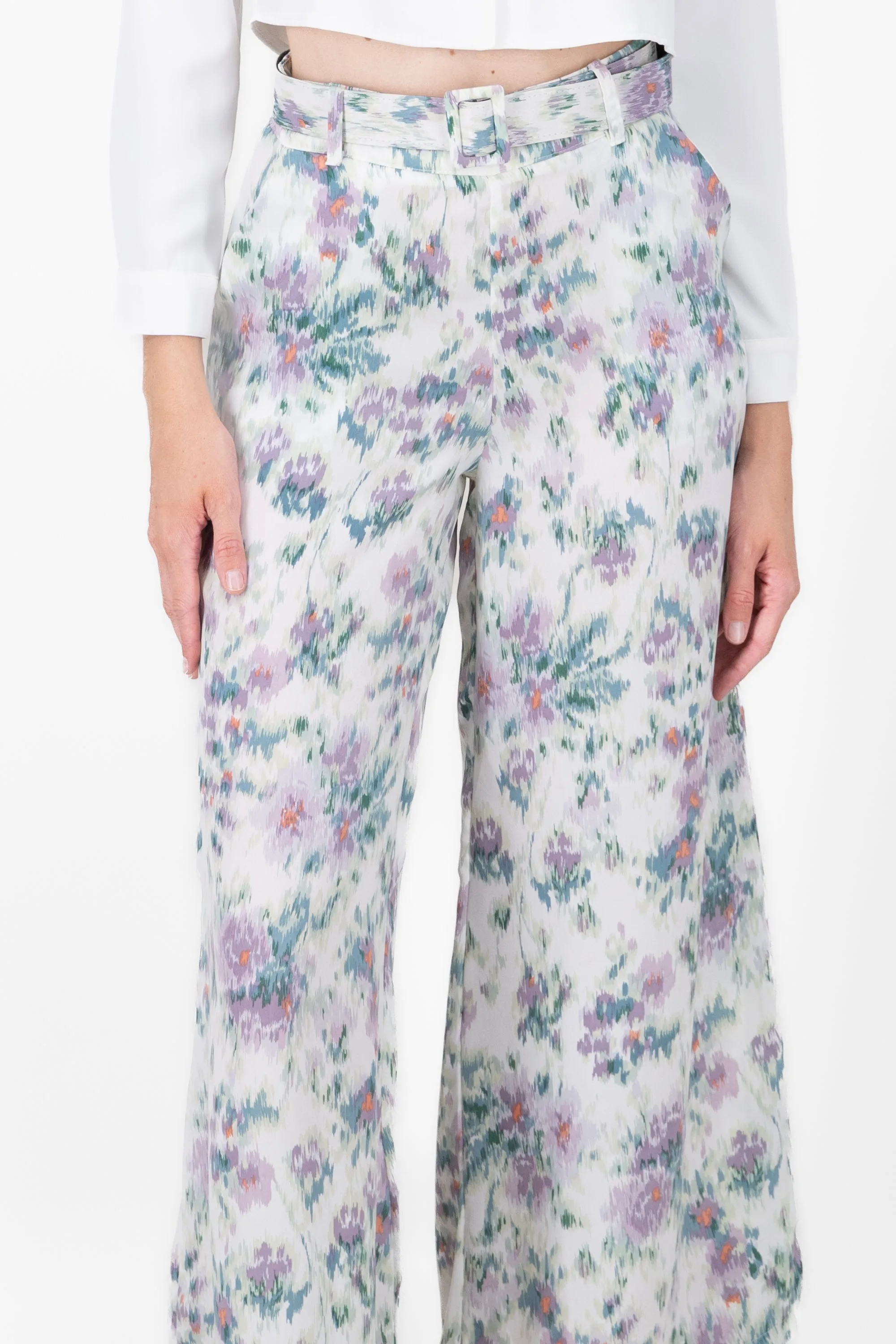Pantalon satinado estampado floral Hypsters sold by Shasa product image thumbnail 5