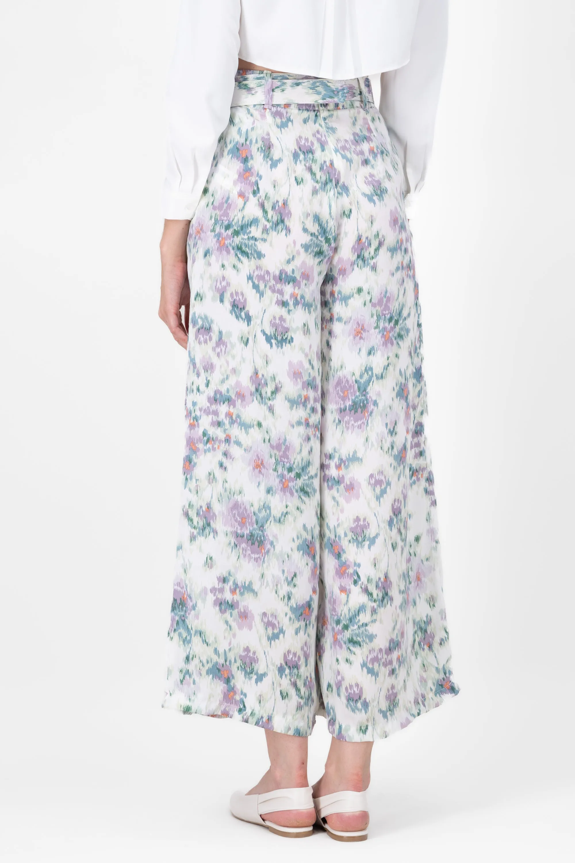 Pantalon satinado estampado floral Hypsters sold by Shasa product image thumbnail 4