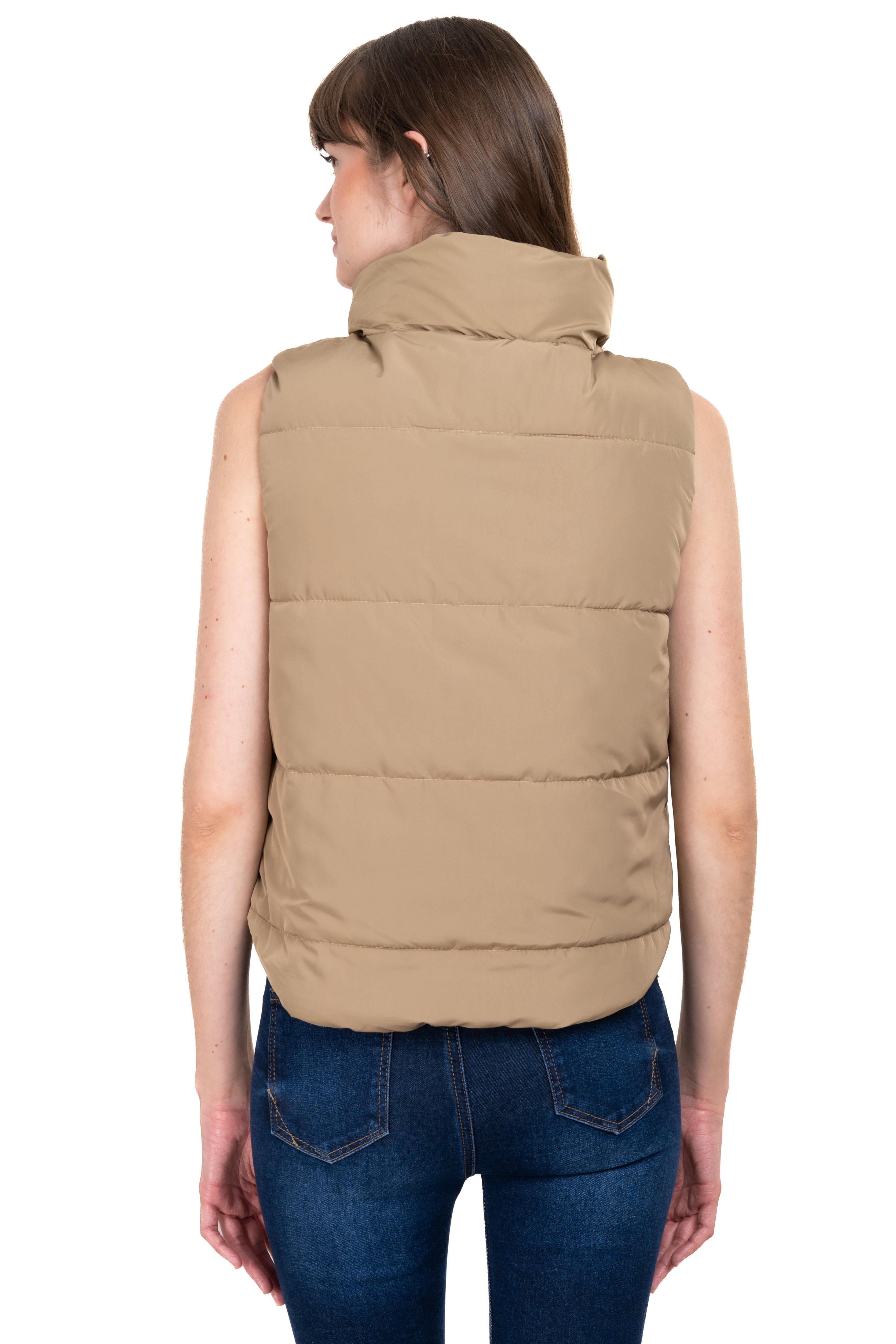 Chaleco capitonado bolsillos cuello alto sold by Shasa product image thumbnail 4