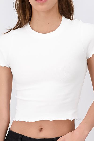 Top crop manga corta ondas sold by Shasa product image thumbnail 5