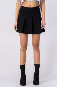 Falda Mini Tableada Doble Pretina sold by Shasa