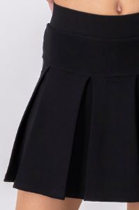 Falda Mini Tableada Doble Pretina sold by Shasa