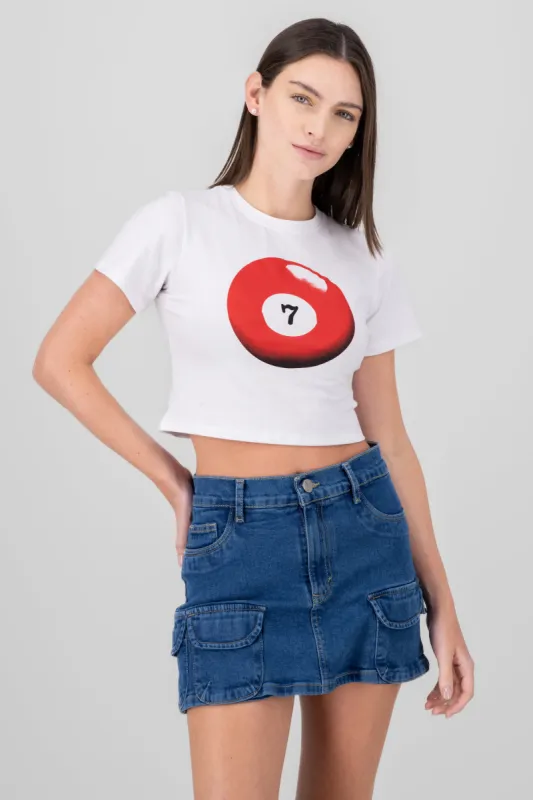Playera bola de billar 7 sold by Shasa
