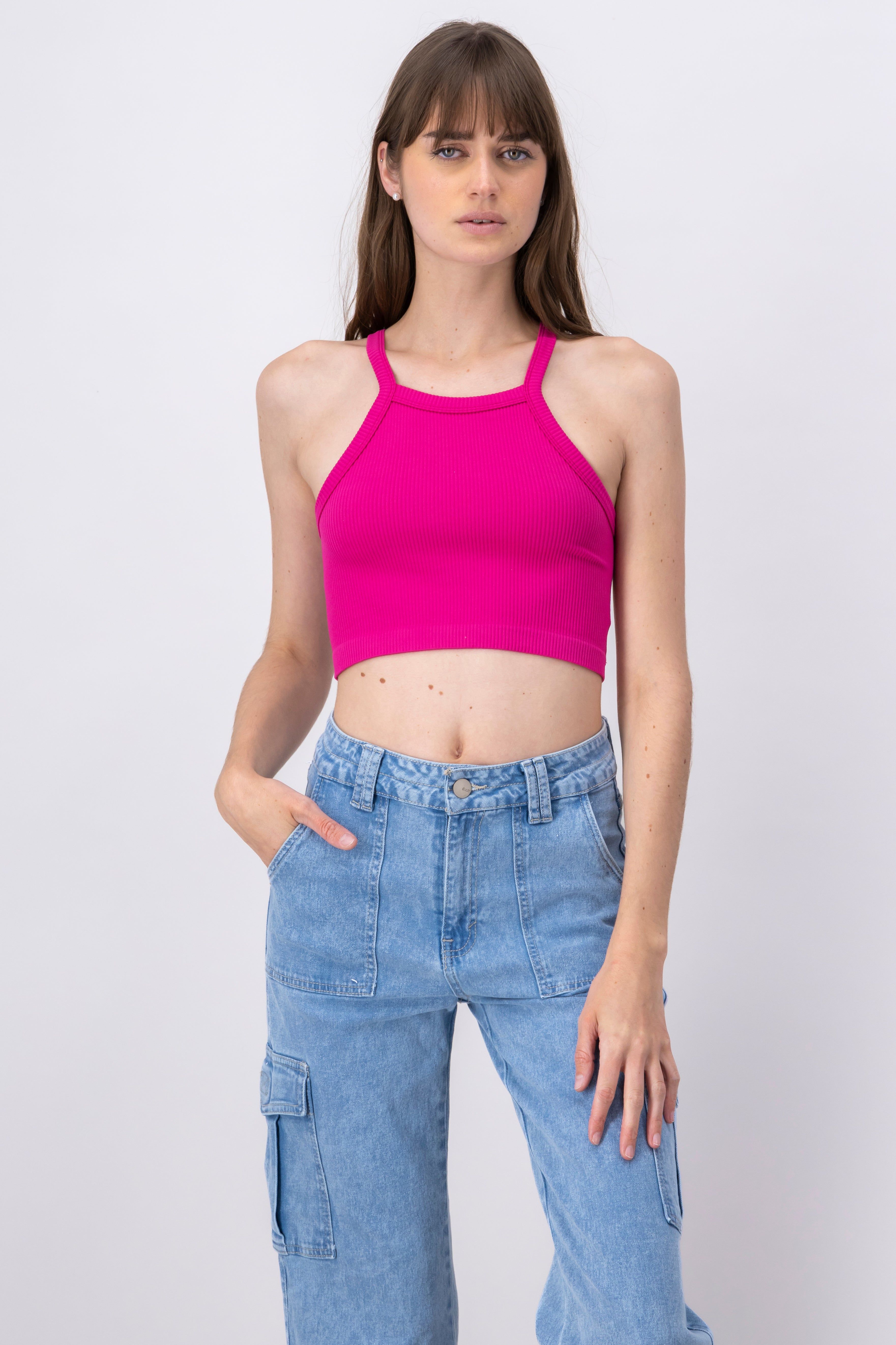 Top halter acanalado monocolor sold by Shasa product image thumbnail 2