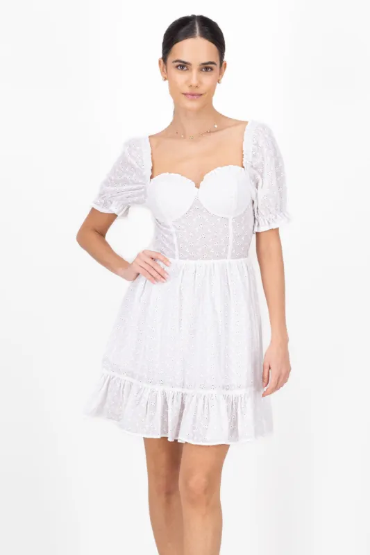 Vestido Copas Texutra Flores sold by Shasa