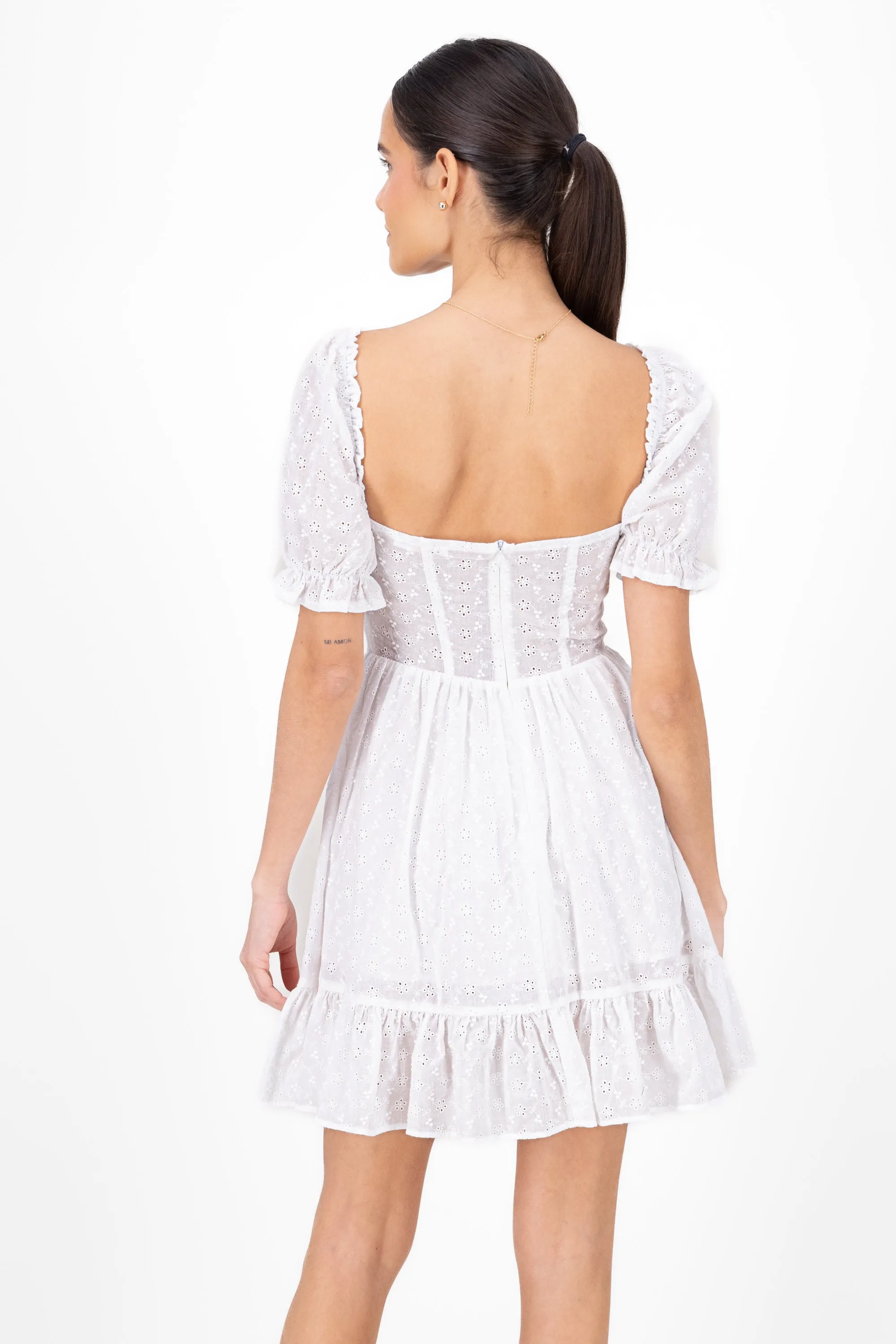 Vestido Copas Texutra Flores sold by Shasa product image thumbnail 4