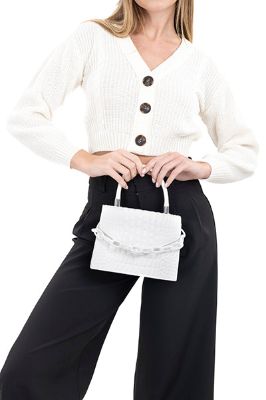Bolsa crossbody cocodrilo cadenas sold by Shasa