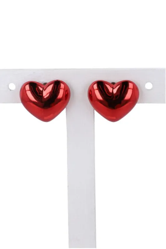 Aretes Corazón Monocolor sold by Shasa