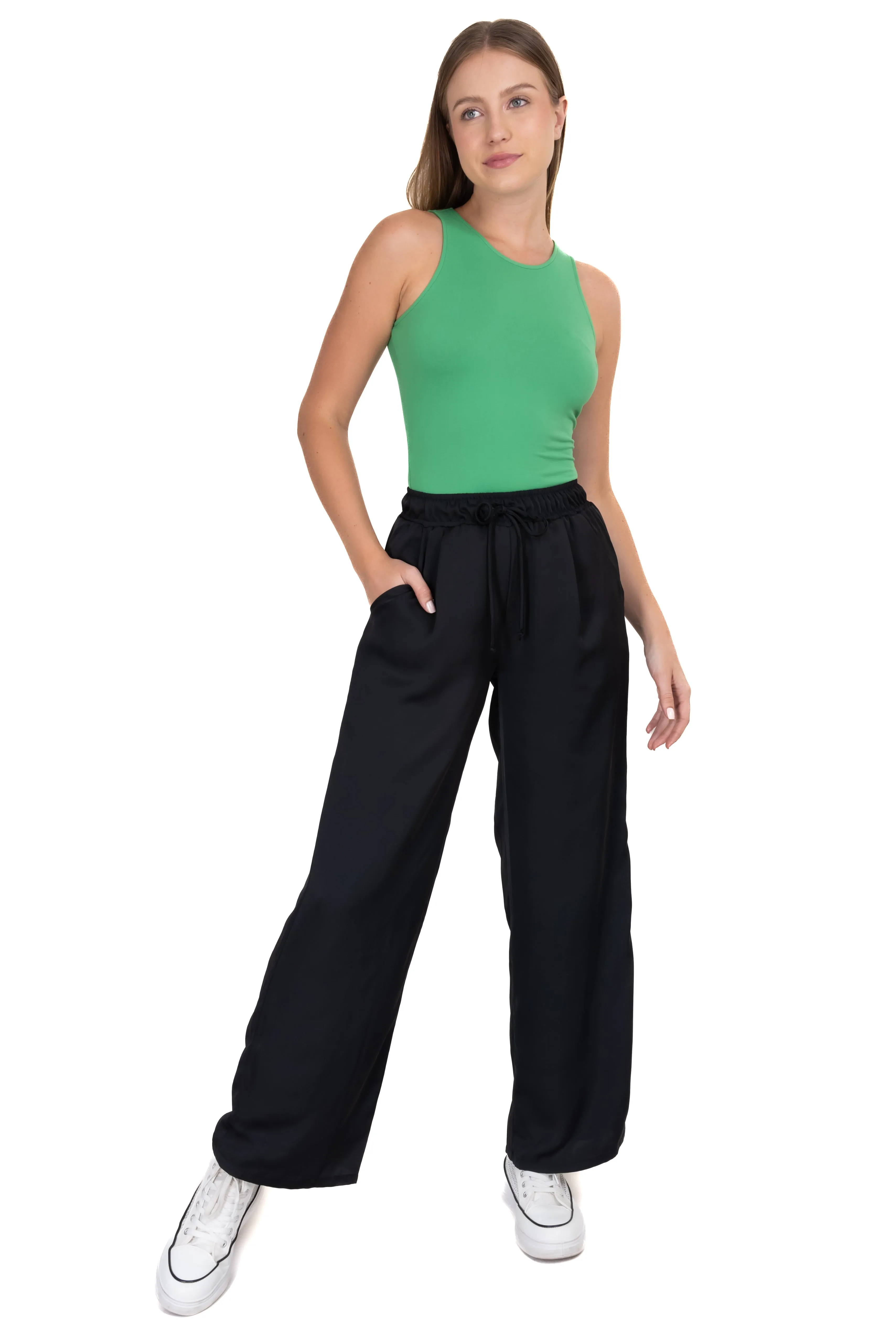 Pantalón wide leg satinado cintas sold by Shasa product image thumbnail 2