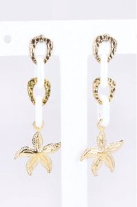 Aretes Cadena Conchas sold by Shasa