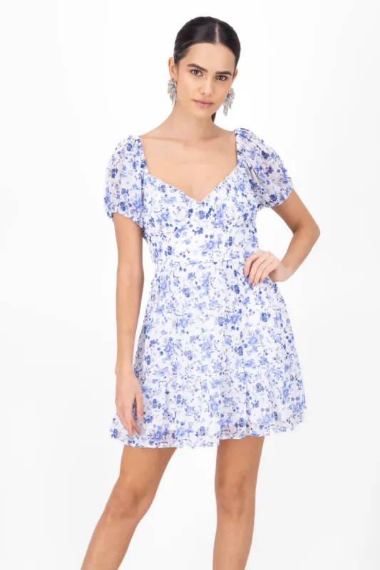 Vestido mini flores sold by Shasa