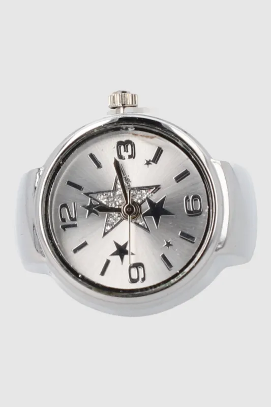 Anillo reloj estrellas sold by Shasa