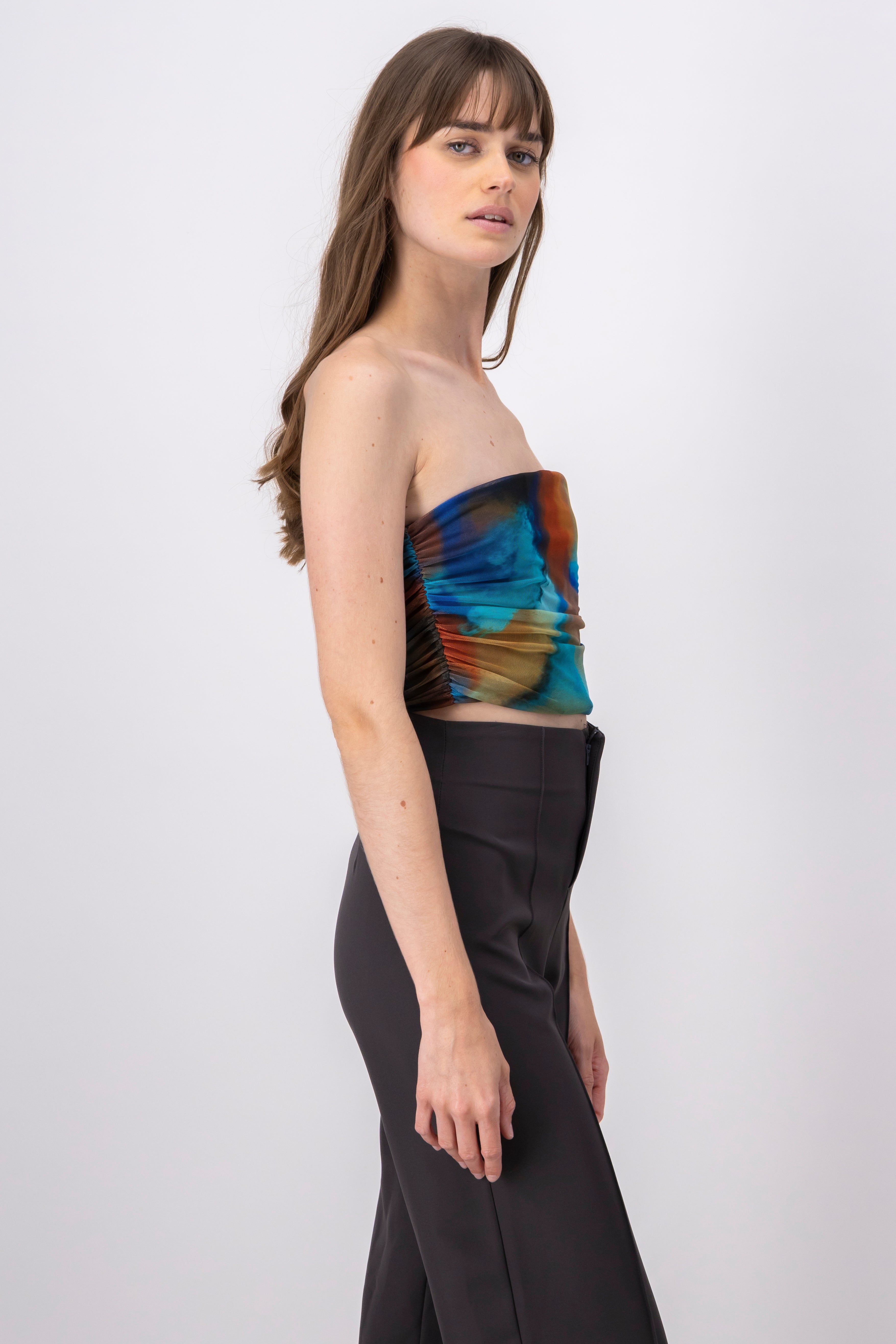 Top Strapless Mesh Estampado sold by Shasa product image thumbnail 3