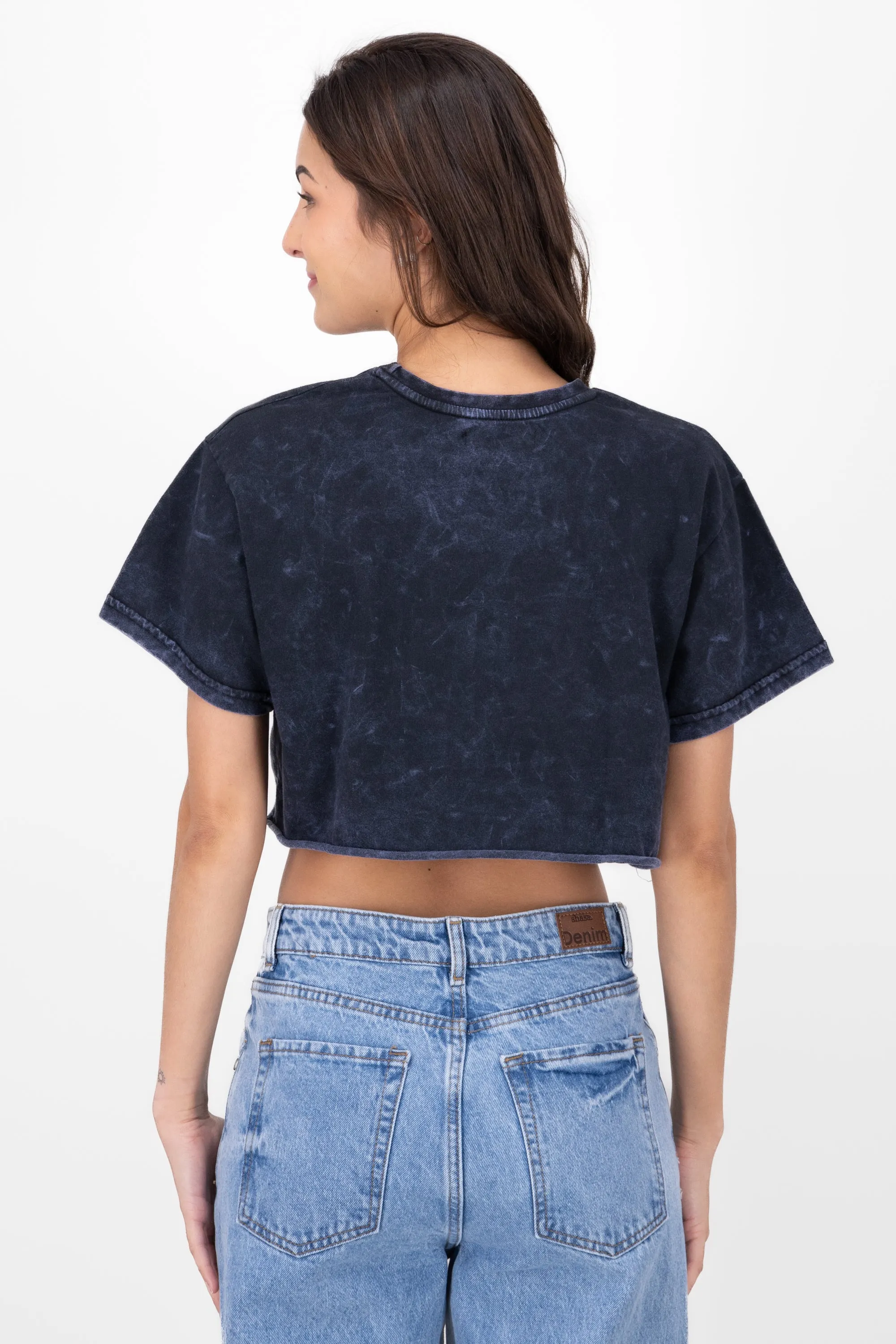 Playera mariposa acid wash sold by Shasa product image thumbnail 4