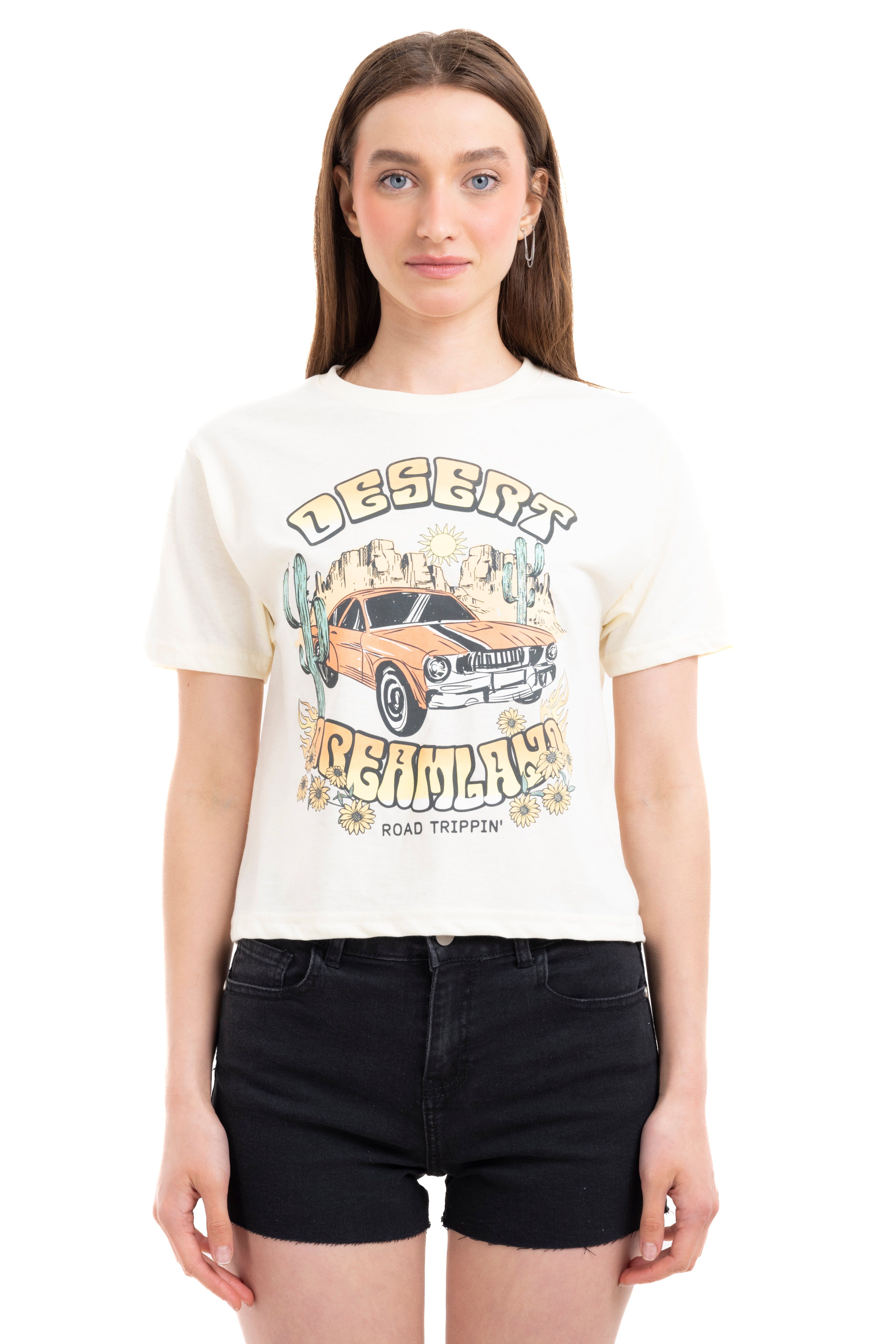 Playera manga corta estampado retro sold by Shasa product image thumbnail 2