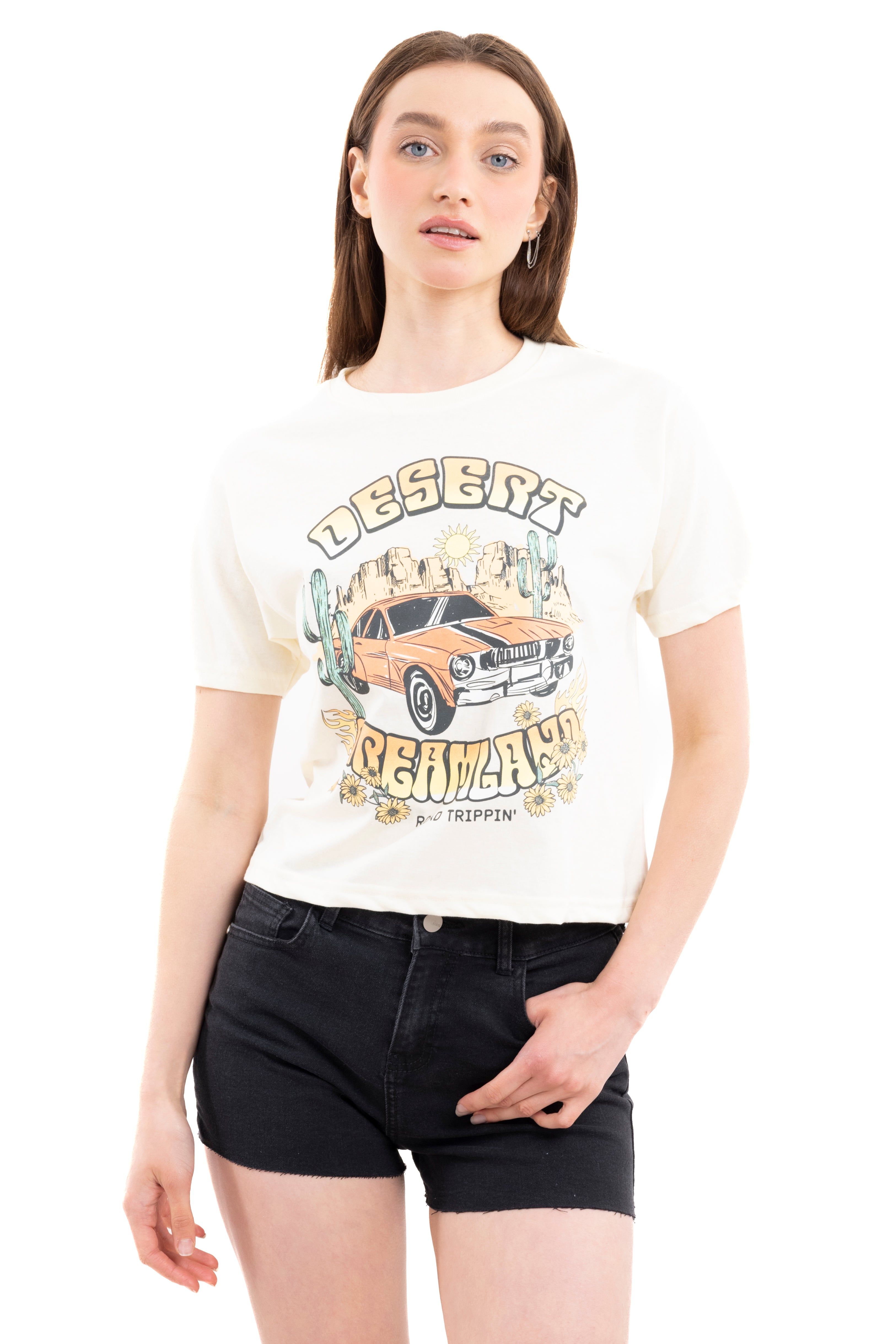 Playera manga corta estampado retro sold by Shasa product image thumbnail 5