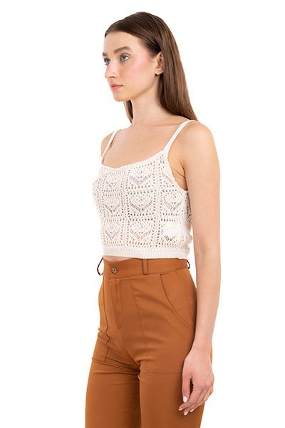 Top crop tirantes tejido sold by Shasa product image thumbnail 3