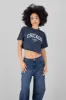 Playera crop acid wash chicago sold by Shasa