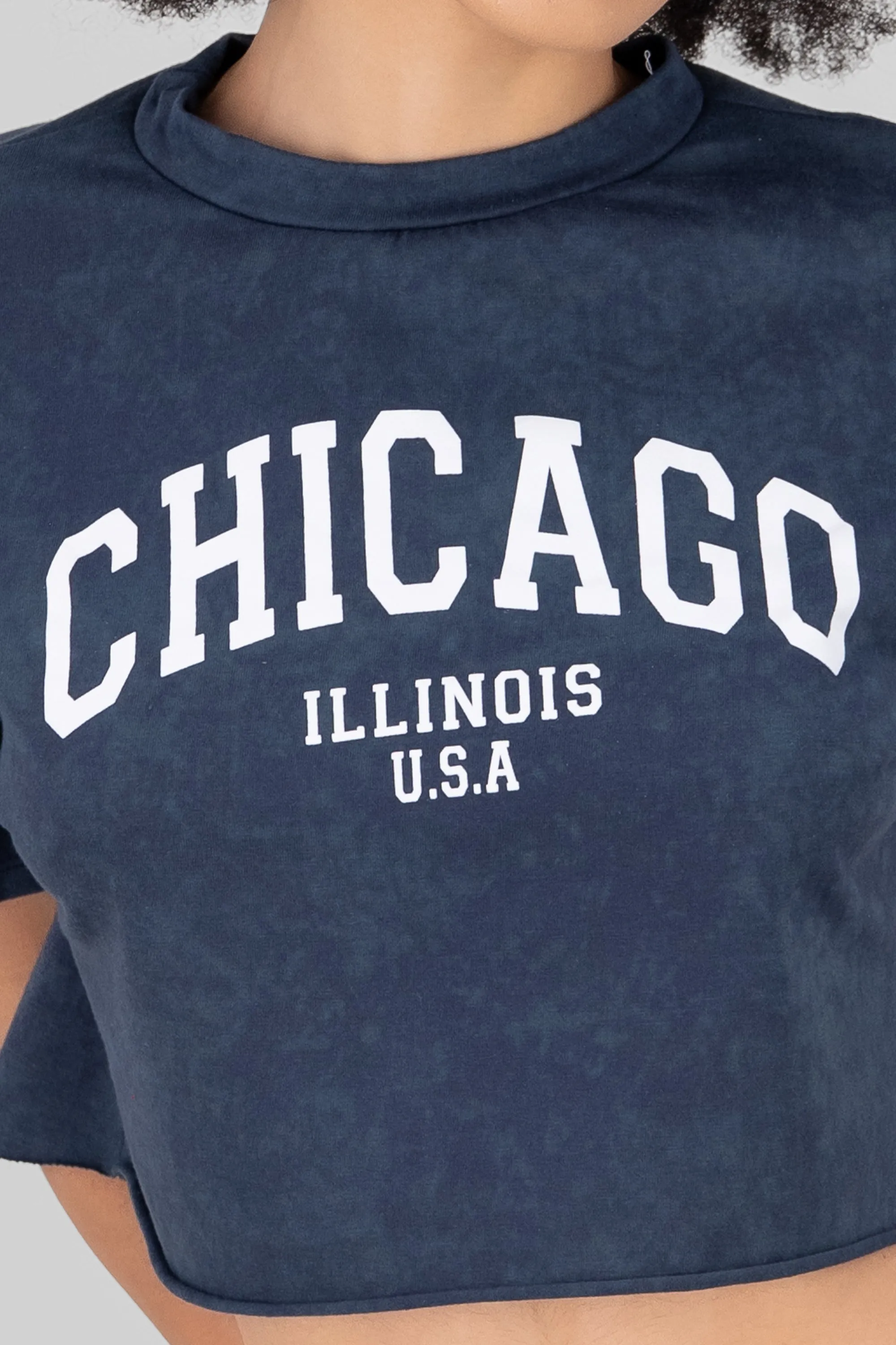Playera crop acid wash chicago sold by Shasa product image thumbnail 5