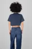 Playera crop acid wash chicago sold by Shasa