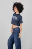 Playera crop acid wash chicago sold by Shasa