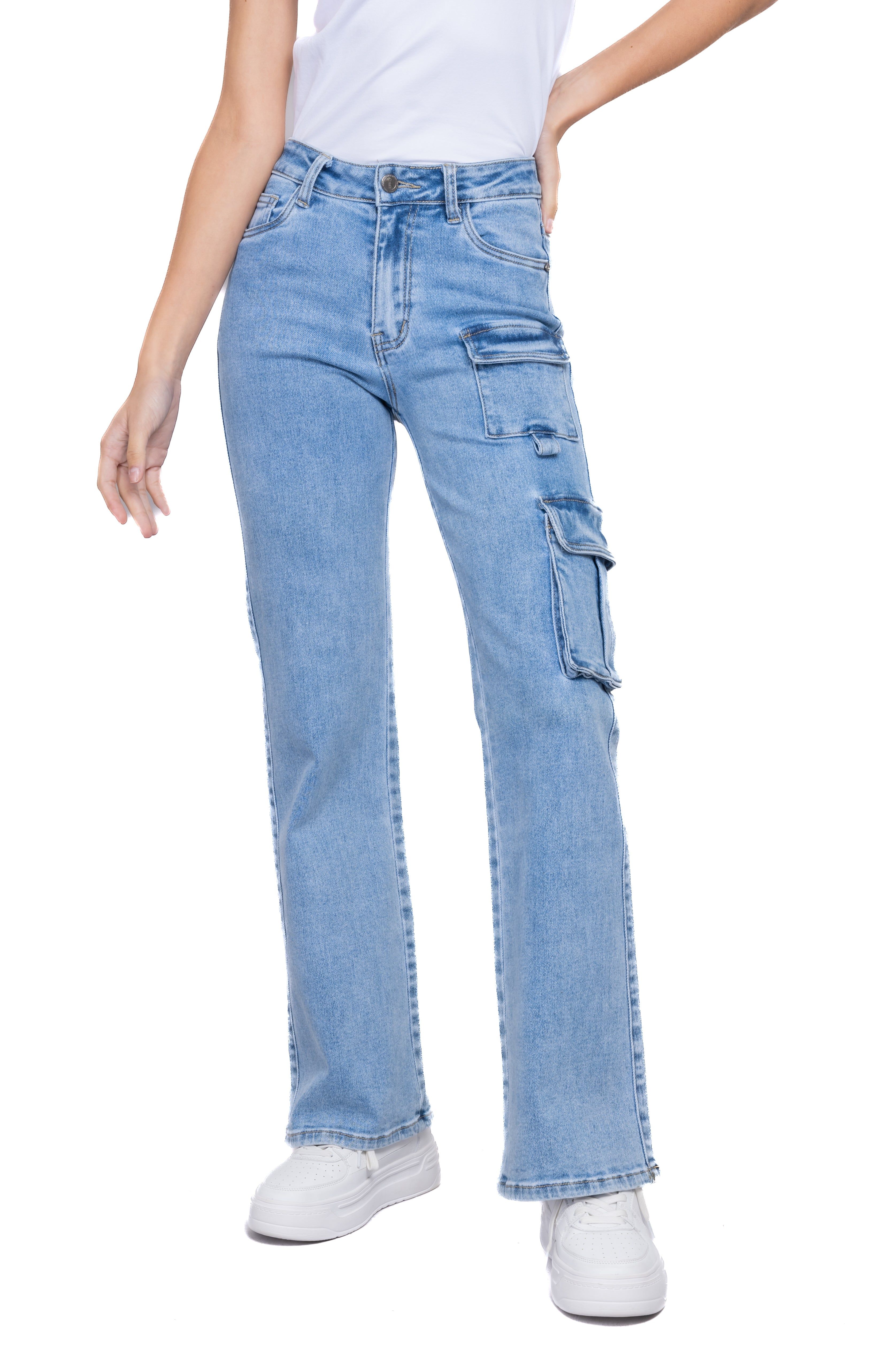 Jeans cargo wide leg multibolsas sold by Shasa product image thumbnail 2