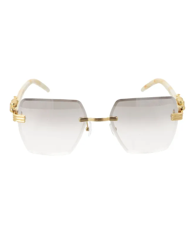 Lentes oversize rimless sold by Shasa