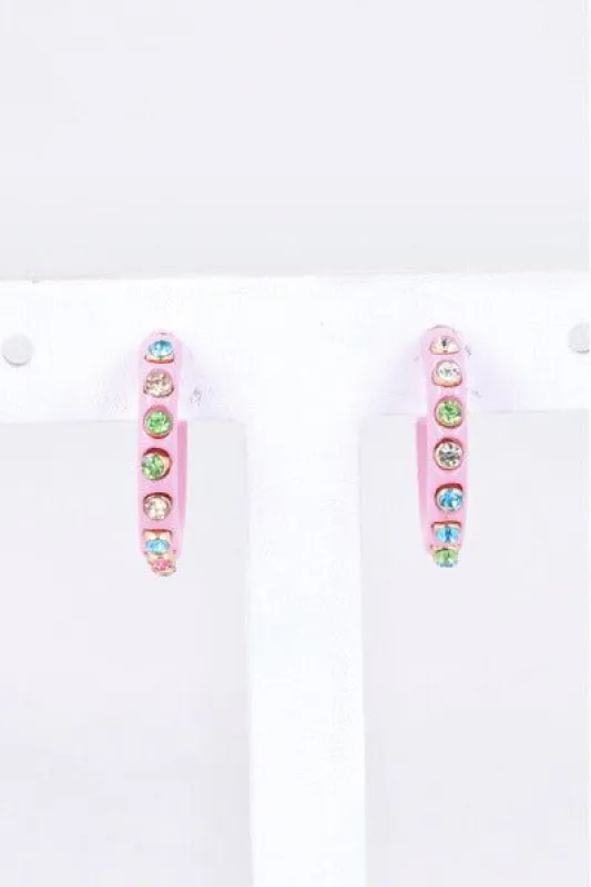 Arracadas Brillos Incrustados sold by Shasa