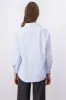 Camisa texturizada rombos flecos sold by Shasa