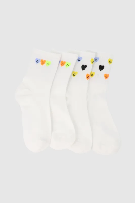 Set 2 Pares Calcetines Corazones sold by Shasa