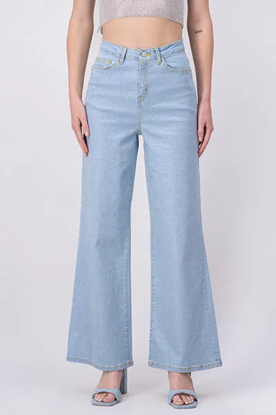 Jeans Wide Leg Efecto Brillos sold by Shasa product image thumbnail 3