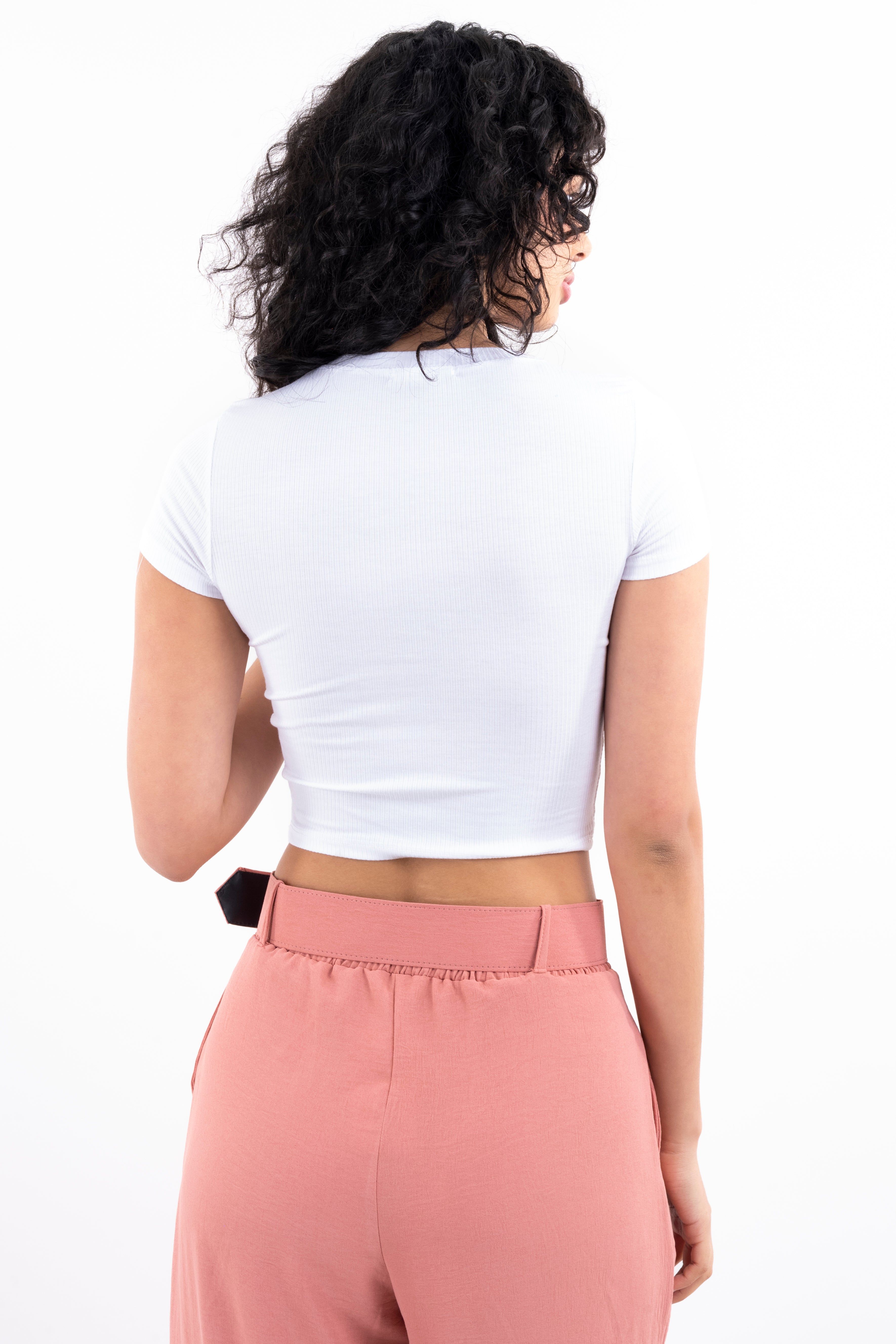 Top acanalado liso cuello v sold by Shasa product image thumbnail 4