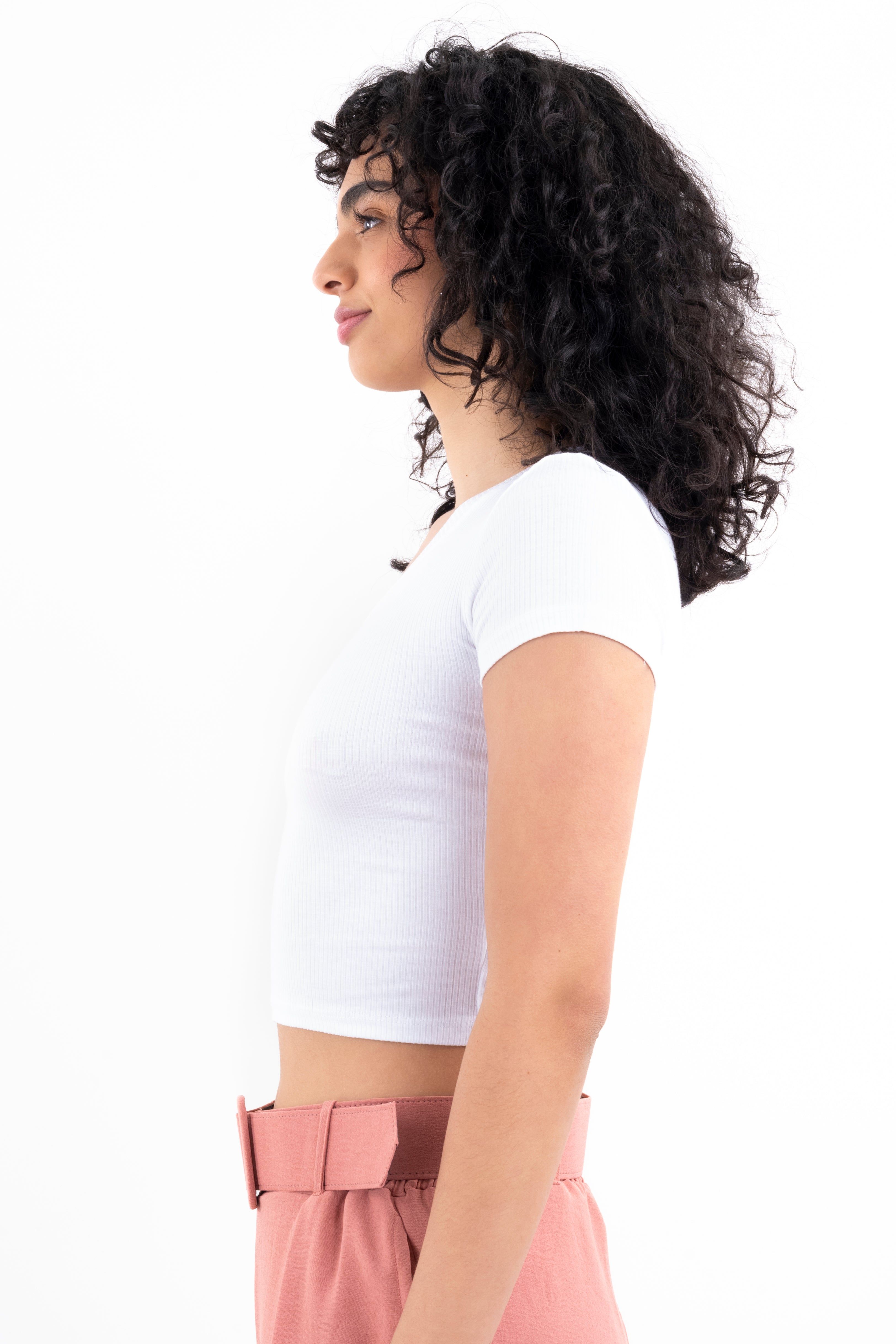 Top acanalado liso cuello v sold by Shasa product image thumbnail 3