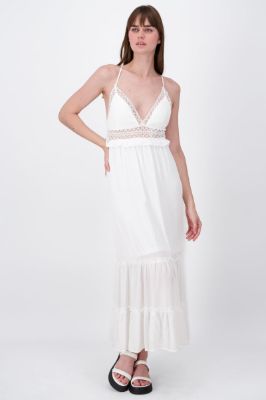 Vestido Maxi Detalle Encaje sold by Shasa