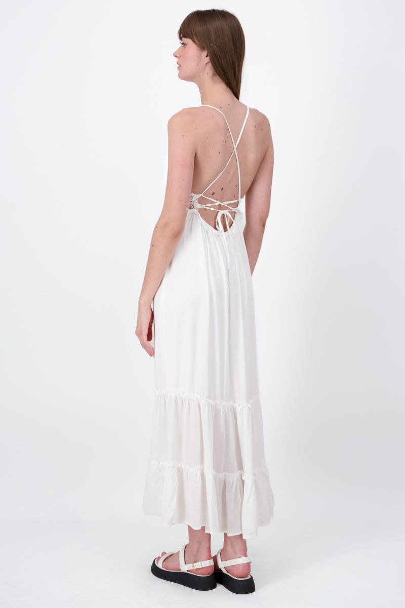 Vestido Maxi Detalle Encaje sold by Shasa product image thumbnail 4