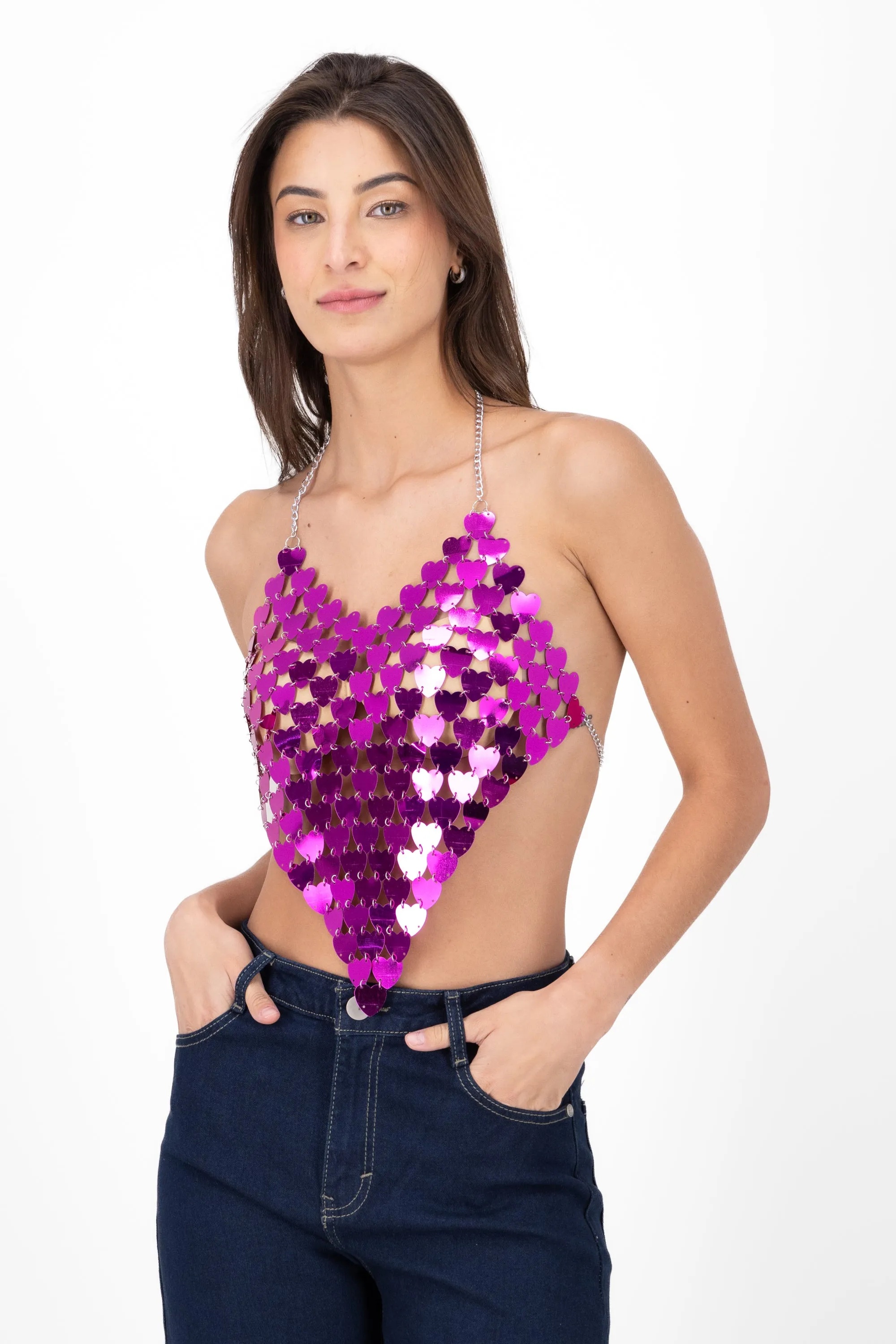 Top Corazon Lentejuela sold by Shasa